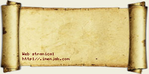 Isidor Ružić vizit kartica